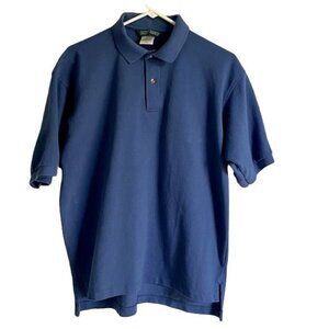 Outer Banks Blue Mens Polo Shirt Cotton Large